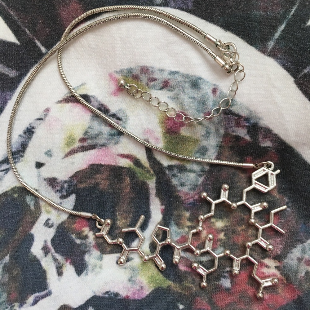 Oxytocin Molecule Necklace